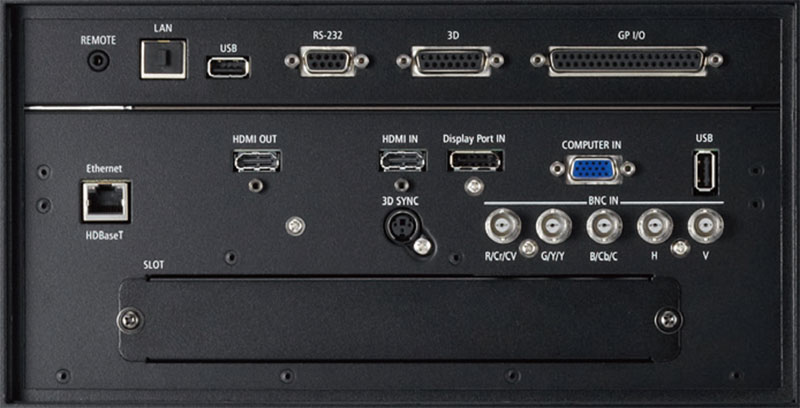 NEC激光工程機PH1002HL+接口細節